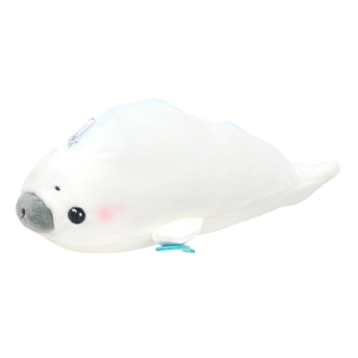 楽天市場 半額 しょんぼりあざらし ぬいぐるみ筆箱 M便 1 1 ランドセルと文房具 シブヤ文房具