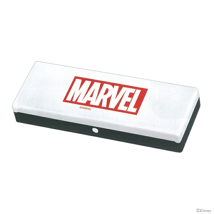楽天市場 マーベル Marvel プラスチックペンケース ホワイト ブラック 469 Disneyzone ランドセルと文房具 シブヤ文房具