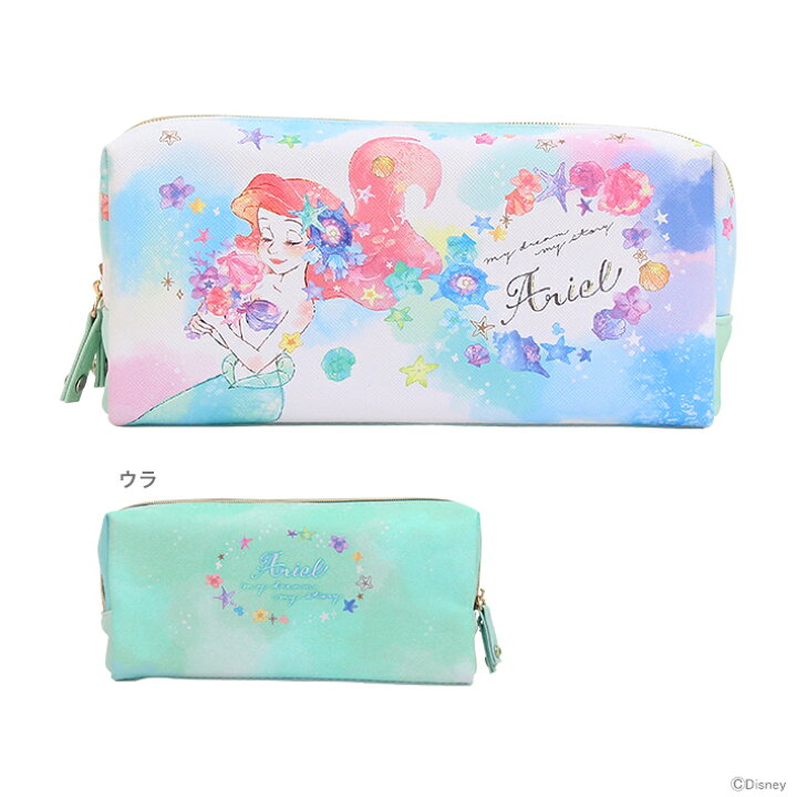 楽天市場 ディズニー プリンセス アリエル ペンケース 525 M便 1 1 Disneyzone ランドセルと文房具 シブヤ文房具