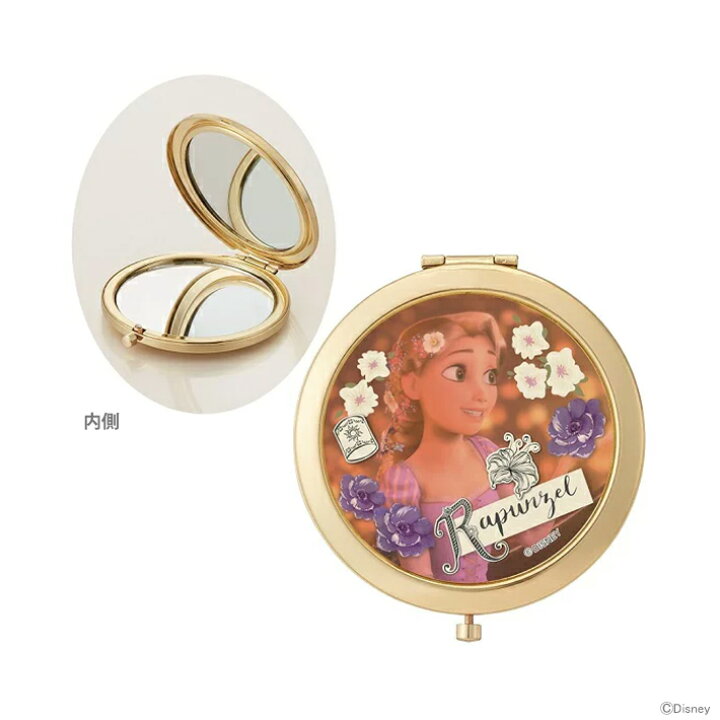 楽天市場 Off ディズニー プリンセス ラプンツェル コンパクトミラー Mlc1 M便 1 1 Disneyzone ランドセルと文房具 シブヤ文房具
