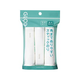コクヨ　グルー　スティックのり　色が消える　M　吊り下げ3個パック　タ-G312-3P [M便 1/2]