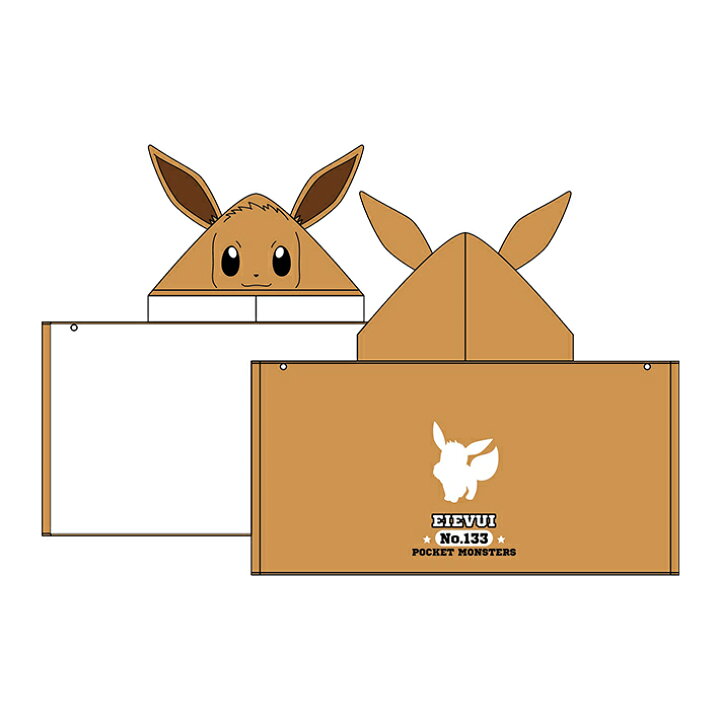 楽天市場 完売 ポケモン フード付きコンパクトバスタオル ウェア イーブイ柄 Ck4520 ランドセルと文房具 シブヤ文房具