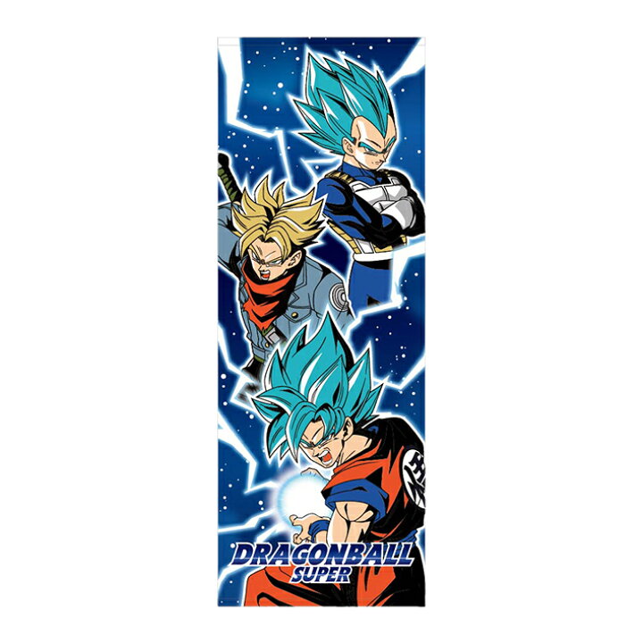 楽天市場 ドラゴンボール超 ジュニアバスタオル ブルーサンダー柄 No M便 1 2 ランドセルと文房具 シブヤ文房具
