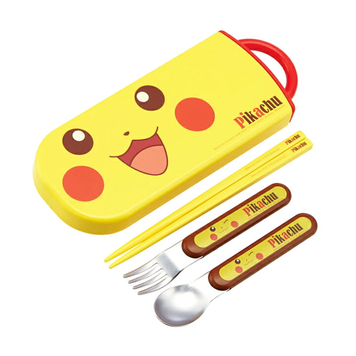 楽天市場 ポケモン 食洗機対応 スライド式トリオセット ピカチュウフェイス21柄 Tacc2ag 21 M便 1 1 ランドセルと文房具 シブヤ文房具