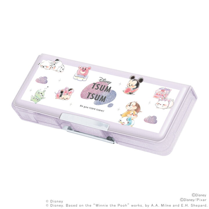楽天市場 ディズニー ツムツム 筆箱 両面 コンパクト 1033 新入学文具 M便 1 1 Disneyzone ランドセルと文房具 シブヤ文房具