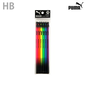 プーマ　かきかた鉛筆　HB　六角軸　6本組　PM143B　新入学文具[M便 1/6]