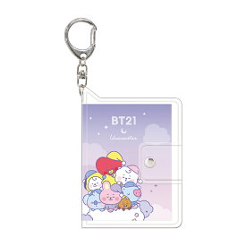 BT21　キーホルダーメモ　オヤスミ柄　105544　[M便 1/8]