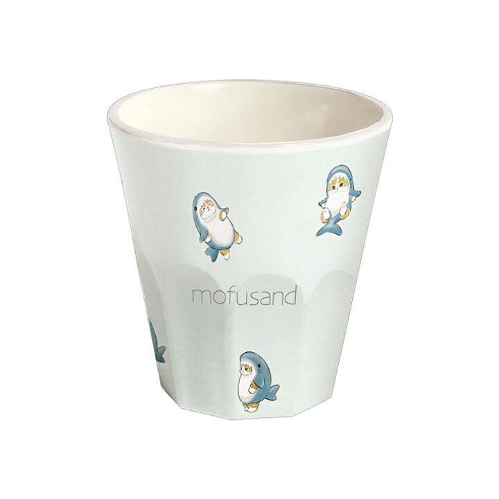 楽天市場 Mofusand メラミンカップ 270ml サメにゃん柄 ランドセルと文房具 シブヤ文房具