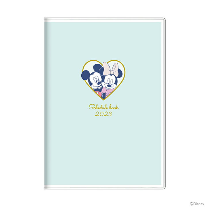 楽天市場 ディズニー 月間b6 23年 スケジュール帳 Dc スタンダード ミッキー ミニー柄 S M便 1 4 Disneyzone ランドセルと文房具 シブヤ文房具