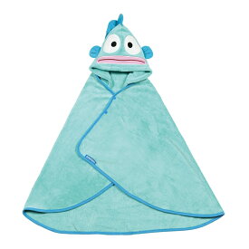 ハンギョドン　吸水速乾フード付きバスポンチョ　BPO1　サンリオキャラクターズ キャラクター キッズ 3歳 4歳 5歳 小学生 子ども タオル マイクロファイバー かわいい プール お風呂 楽しい グッズ [M便 1/1]