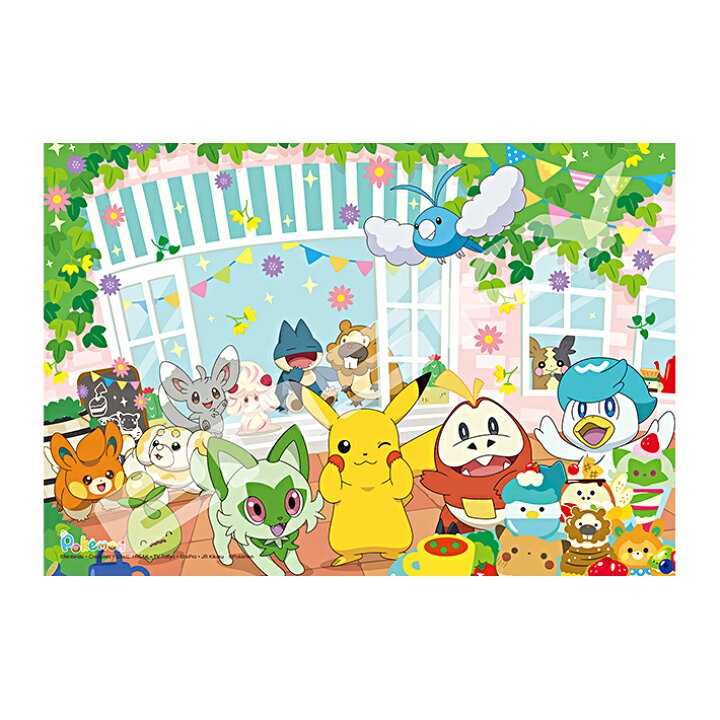 楽天市場】ポケモン ジグソーパズル 108ピース ピカチュウのカフェ