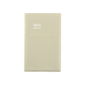 コクヨ　2024年　ジブン手帳Biz mini　B6　ベージュ　ニ-JBM1LS-24　[M便 1/2]