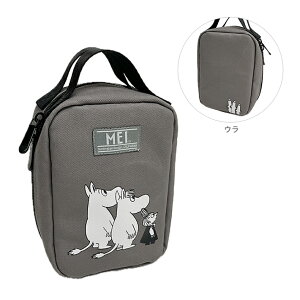 【ポイント10倍】MEI×ムーミン 縦型ポーチ ゴルフ用品 グレー ME3031GY-6 プレゼント 父の日 カバン 誕生日 女性 メンズ レディース おしゃれ かわいい 還暦 ギフト シンプル キャラクタ