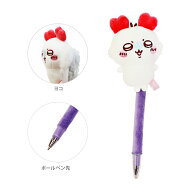 ちいかわ　ふわふわマスコットボールペン　0.7mm　モモンガ　4901770748825　[M便 1/3]◆[パケ3cm]◆
