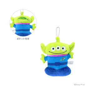 ディズニー　トイ・ストーリー　ぬいぐるみキーホルダー　エイリアン柄　4901770771304　[M便 1/1]　[disneyzone]