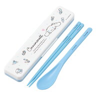 シナモロール　抗菌　音の鳴らないコンビセット　18cm　水彩コスメ柄　CCS3SAAG　[M便 1/2]