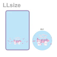 マイメロ&クロミ　ランドセル用透明カブセカバー　LLサイズ　パープル　RMK-2700　[M便 1/2]