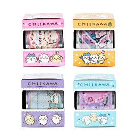 ちいかわ　ロールデコレーションシール　4柄　マスキングシール プレゼントシール サンキューシール お礼 ありがとう ラベル ラッピング用品 ちょっとしたプレゼント メッセージ かわいい キャラクター [M便 1/12]