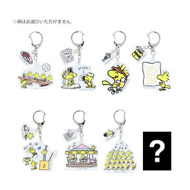 スヌーピー　ミニアクリルキーホルダー　8種類のうちどれが届くかはお楽しみ　4901770281728　[M便 1/36]