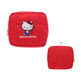 ハローキティ　キルティングポーチ　4901770649849