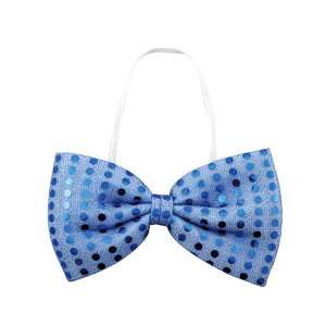 アーテック キラキラ蝶ネクタイ 青 2297