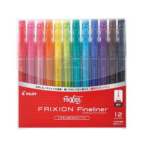 y[֑ΉzpCbg PILOT uFRIXION Fineliner(tNVt@CCi[)v 12FZbg SFFL-144F-12C