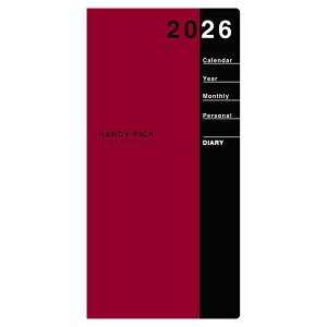 y[֑Ήz_CS[ _CA[蒠y2026 nfBsbN Handy pick Diary LARGE 1ubN E1093z