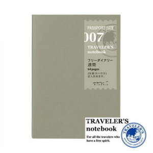 y[֑ΉzuTRAVELER'S notebook(gx[Ym[g)v 007 tB t[_CA[T (pX|[gTCY) 14327006