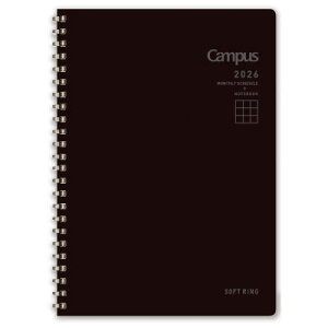 y[֑ΉzRN(KOKUYO) LpX_CA[ 2026 Campus Diary \tgO_CA[ 2026 SOFT RING Diary (}X[{rm[g) A5TCY j-SMND/L1/L2-A5-26