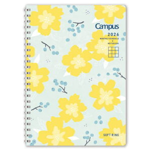 y[֑ΉzRN(KOKUYO) LpX_CA[ 2026 Campus Diary \tgO_CA[ 2026 SOFT RING Diary (}X[{rm[g) A5TCY j-SMND/L1/L2-A5-26