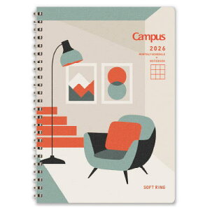 y[֑ΉzRN(KOKUYO) LpX_CA[ 2026 Campus Diary \tgO_CA[ 2026 SOFT RING Diary (}X[{rm[g) B6TCY j-SMND/L1/L2-B6-26