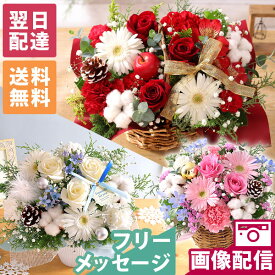 【最短 翌日届け 14時まで】花 誕生日 季節のおまかせアレンジ 送料無料 即日発送 フラワー 花 生花 歓迎 退職 女性 誕生日プレゼント バースデー 結婚記念日 祝い 送別 出産祝 開店 開店祝 品質保証 画像配信 冬 クリスマス