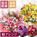 【最短 翌日届け 14時まで】 花 桜 誕生日 ギフト おまかせ アレンジメント 花束 Mサイズ 品質保証 プレゼント 生花 お花 女性 妻 カラー バラ 薔薇 百合 ユリ バルーン お祝い 花束 プレゼント 結婚記念日 開店祝い 春