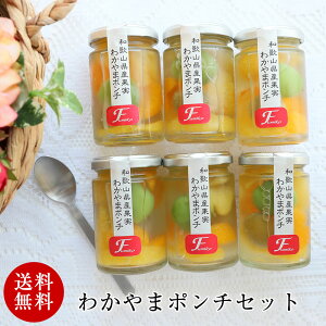 父の日 父の日 ギフト 2020 送料無料 わかやまポンチ6個入 和歌山県認定フルーツゼリースイーツ ゼリー お菓子 子供 おすすめ おしゃれ 母の日 ギフト