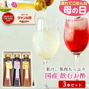 母の日 遅れてごめんね ギフト プレゼント 国産飲むお酢 果汁・果肉たっぷり フルーティde酢 3本セット ドリンク みか…
