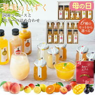 母の日 ホワイトデー 冬ギフト 送料無料 果実のしずく 国産 ジュース と ゼリー の詰め合わせ みずみずし…