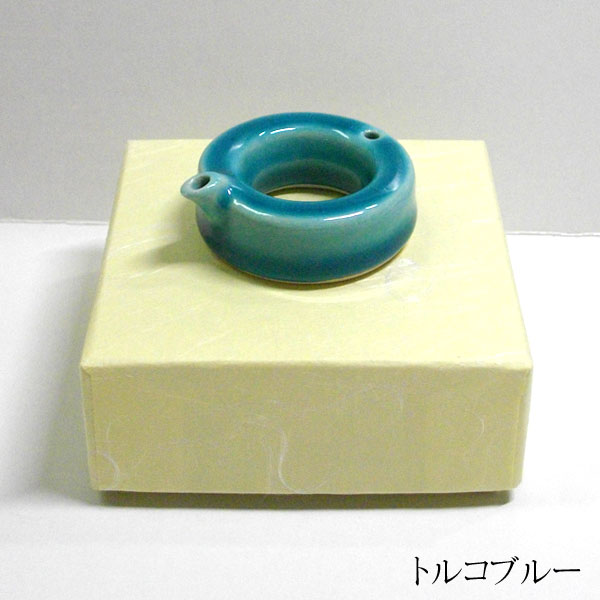 【楽天市場】輪型 ミニ水滴（トルコブルー）【九谷焼】水差し 陶器
