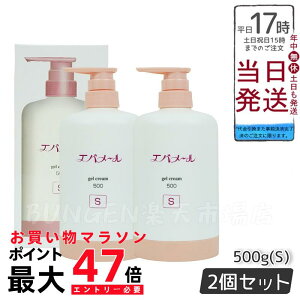 2個セットエバメール ゲルクリーム ポンプ S 500g ポンプ スキンケア ゲルクリーム EVER MERE 国内正規品