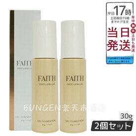 【2本セット】FAITH 化粧品 フェース インシスト ラメラ ゲルファンデーション N 30g G10 - ナチュラルなツヤ肌を演出する水光肌ファンデーション