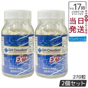 GH Creation EX++ 270�� ���j���[�A�� �W�[�G�C�` �N���G�[�V����EX �v���X 300mg270�� �ܖ�����2028�N8���y2�Z�b�g�z���N�T�|�[�g�T�v�������g ���{��