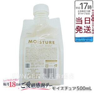 LebeL ONE ���x�� ���� �V�����v�[ ���C�X�`���A 500ml �p�E�` �l�� ���t�B�� SHAMPOO MOISTURE �w�A�P�A