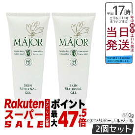 【2個セット】Major マジョール スキンリターナルジェル 110g ソフトピーリングジェル 角質ケア 保湿 スキンケア フェイスケア エステサロン専売品 フェイシャルケア 植物系保湿 美容成分 潤い 天然由来