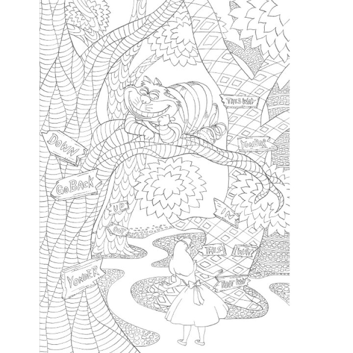 楽天市場 B5サイズ ショウワノート 塗り絵セレクション 不思議の国のアリス ぬりえ 大人も子供も楽しめる塗りえです ギフトにもおすすめ 290 4600 01 ディズニー Disney ぶんぐる