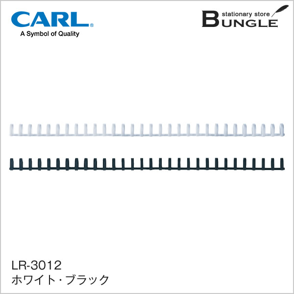 CARL・カール／A4ルーズリング12mm （LR-3012) A4サイズ30穴（12mm）オリジナルのノートにLR3012