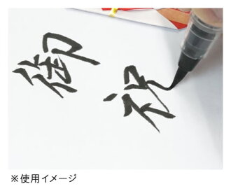 呉竹/筆ペン<くれ竹美文字完美王(Cambio)>カートリッジを押さずに適量のインクが流れる”新感覚筆ぺん”!