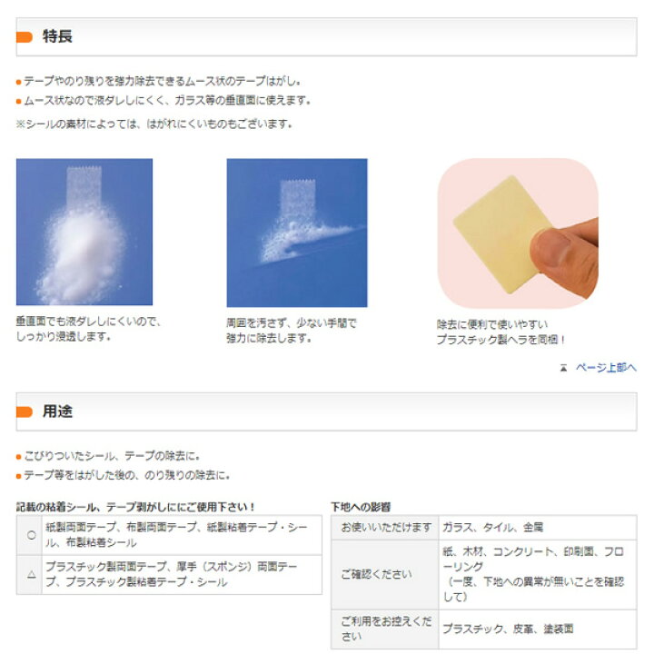 レビューを書けば送料当店負担 ニチバン テープはがし テープはがしプラスチック用 50ml ムース状 TH-P50 ニチバン/テープはがし ムース プラスチック用 220ml(TH-P220)プラスチック面に付着したテープやのり残りをムースの力でキレイに除去 NICHIBAN