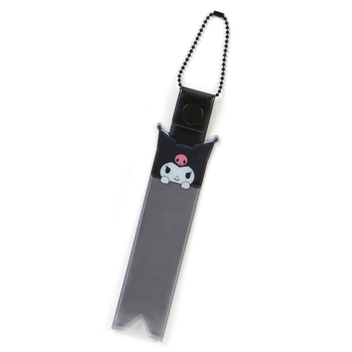 楽天市場 数量限定 サンリオ エンジョイアイドル 銀テホルダー 黒 クロミ H16 Sanrio 銀テープを更にかわいくしてくれるフェイス付き ぶんぐる