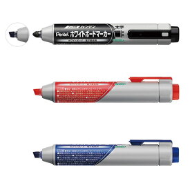 ぺんてる／Handy・ハンディ ホワイトボードマーカー 平芯・太字 (MWXN6M) ノック式ハンディ Pentel