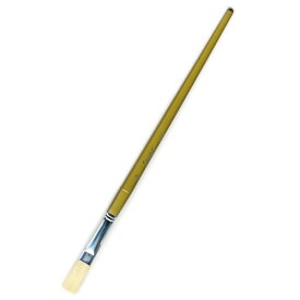 ぺんてる／高級画筆 平筆 豚毛 15号 (ZBS4-15) 毛抜けに強い筆で、丈夫なプラスチック軸です。 Pentel