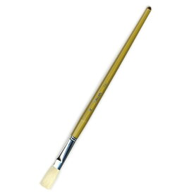 ぺんてる／高級画筆 平筆 豚毛 16号 (ZBS4-16) 毛抜けに強い筆で、丈夫なプラスチック軸です。 Pentel